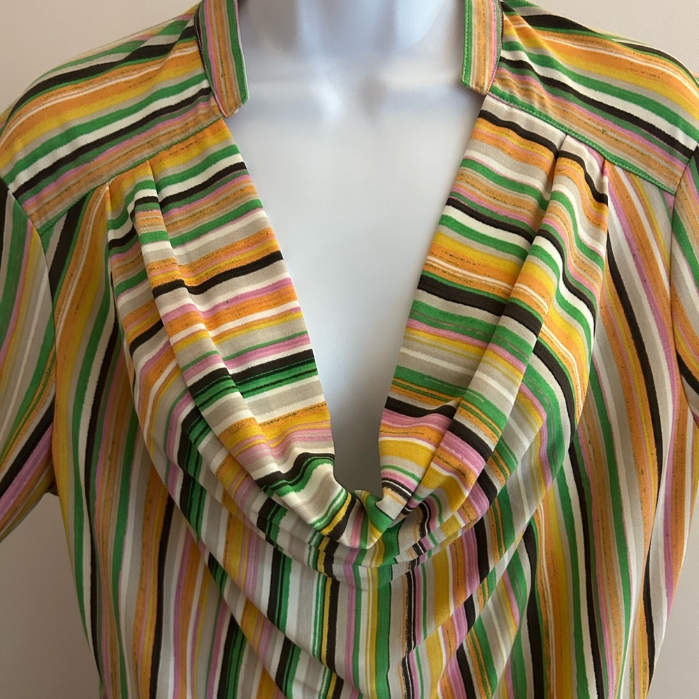 Vintage BCBGMaxAzria Multicolor Striped Mini Dress